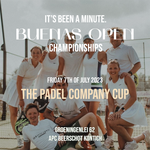 FRIDAY 7 JULY 2023:THE PADEL COMPANY CUP