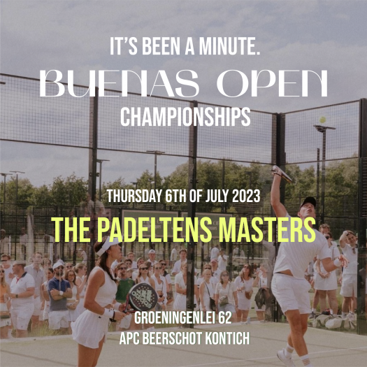 THURSDAY 6 JULY 2023: THE PADELTENS MASTERS